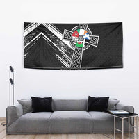 Cross Celtic Nations Tapestry Six Celtic Countries Grunge Style - Wonder Print Shop