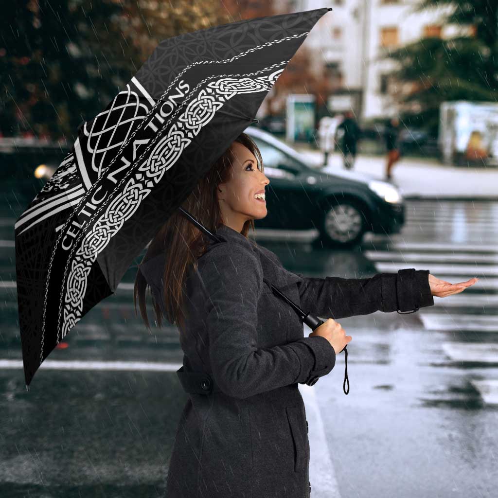 Cross Celtic Nations Umbrella Six Celtic Countries Grunge Style - Wonder Print Shop