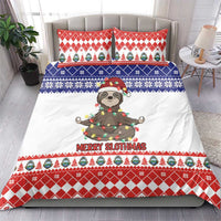 Costa Rica Christmas Bedding Set Merry Slothmas - Wonder Print Shop