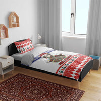 Costa Rica Christmas Bedding Set Merry Slothmas - Wonder Print Shop
