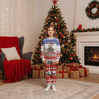 Costa Rica Christmas Pajama Set Merry Slothmas - Wonder Print Shop