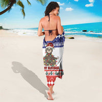 Costa Rica Christmas Sarong Merry Slothmas - Wonder Print Shop