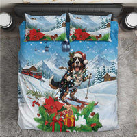 Switzerland Christmas Bedding Set Merry Swissmas Bernese Mountain Dog - Wonder Print Shop