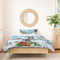 Switzerland Christmas Bedding Set Merry Swissmas Bernese Mountain Dog - Wonder Print Shop
