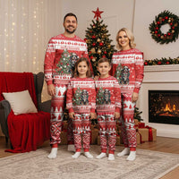 Personalized Merry Swissmas Christmas Pajama Set Bernese Mountain Dog Christmas Pattern - Wonder Print Shop