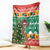 South Africa Christmas Blanket Springbok With Christmas Tree