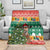 South Africa Christmas Blanket Springbok With Christmas Tree