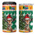 South Africa Christmas 4 in 1 Can Cooler Tumbler Springbok With Christmas Tree - Wonder Print Shop