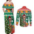 South Africa Christmas Couples Matching Off Shoulder Maxi Dress and Long Sleeve Button Shirt Springbok With Christmas Tree - Wonder Print Shop