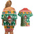 South Africa Christmas Couples Matching Off Shoulder Short Dress and Hawaiian Shirt Springbok With Christmas Tree - Wonder Print Shop