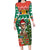 South Africa Christmas Family Matching Long Sleeve Bodycon Dress and Hawaiian Shirt Springbok With Christmas Tree - Wonder Print Shop