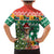 South Africa Christmas Family Matching Mermaid Dress and Hawaiian Shirt Springbok With Christmas Tree - Wonder Print Shop