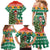 South Africa Christmas Family Matching Mermaid Dress and Hawaiian Shirt Springbok With Christmas Tree - Wonder Print Shop