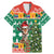 South Africa Christmas Family Matching Mermaid Dress and Hawaiian Shirt Springbok With Christmas Tree - Wonder Print Shop