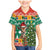 South Africa Christmas Family Matching Mermaid Dress and Hawaiian Shirt Springbok With Christmas Tree - Wonder Print Shop