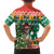 South Africa Christmas Family Matching Off The Shoulder Long Sleeve Dress and Hawaiian Shirt Springbok With Christmas Tree - Wonder Print Shop