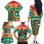 South Africa Christmas Family Matching Off The Shoulder Long Sleeve Dress and Hawaiian Shirt Springbok With Christmas Tree - Wonder Print Shop