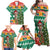 South Africa Christmas Family Matching Off Shoulder Maxi Dress and Hawaiian Shirt Springbok With Christmas Tree - Wonder Print Shop