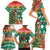 South Africa Christmas Family Matching Short Sleeve Bodycon Dress and Hawaiian Shirt Springbok With Christmas Tree - Wonder Print Shop