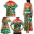 South Africa Christmas Family Matching Tank Maxi Dress and Hawaiian Shirt Springbok With Christmas Tree - Wonder Print Shop