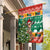 South Africa Christmas Garden Flag Springbok With Christmas Tree - Wonder Print Shop