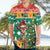 South Africa Christmas Hawaiian Shirt Springbok With Christmas Tree - Wonder Print Shop