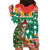 South Africa Christmas Hoodie Dress Springbok With Christmas Tree - Wonder Print Shop