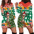 South Africa Christmas Hoodie Dress Springbok With Christmas Tree - Wonder Print Shop