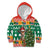 South Africa Christmas Kid Hoodie Springbok With Christmas Tree - Wonder Print Shop