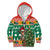 South Africa Christmas Kid Hoodie Springbok With Christmas Tree - Wonder Print Shop