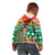 South Africa Christmas Kid Hoodie Springbok With Christmas Tree - Wonder Print Shop