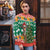 South Africa Christmas Ugly Christmas Sweater Springbok With Christmas Tree - Wonder Print Shop