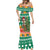 South Africa Christmas Mermaid Dress Springbok With Christmas Tree - Wonder Print Shop