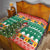 South Africa Christmas Quilt Springbok With Christmas Tree - Wonder Print Shop