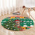 South Africa Christmas Round Carpet Springbok With Christmas Tree