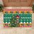 South Africa Christmas Rubber Doormat Springbok With Christmas Tree - Wonder Print Shop