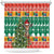 South Africa Christmas Shower Curtain Springbok With Christmas Tree