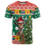 South Africa Christmas T Shirt Springbok With Christmas Tree