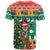 South Africa Christmas T Shirt Springbok With Christmas Tree