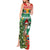 South Africa Christmas Tank Maxi Dress Springbok With Christmas Tree - Wonder Print Shop