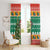 South Africa Christmas Window Curtain Springbok With Christmas Tree