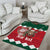 Personalized South Africa Christmas Area Rug Springbok With King Protea - Wonder Print Shop