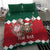 Personalized South Africa Christmas Bedding Set Springbok With King Protea - Wonder Print Shop