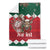 Personalized South Africa Christmas Blanket Springbok With King Protea