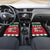 Personalized South Africa Christmas Car Mats Springbok With King Protea - Wonder Print Shop