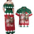 Personalized South Africa Christmas Couples Matching Off Shoulder Maxi Dress and Hawaiian Shirt Springbok With King Protea - Wonder Print Shop