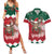 Personalized South Africa Christmas Couples Matching Summer Maxi Dress and Hawaiian Shirt Springbok With King Protea - Wonder Print Shop