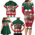 Personalized South Africa Christmas Family Matching Long Sleeve Bodycon Dress and Hawaiian Shirt Springbok With King Protea - Wonder Print Shop