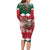 Personalized South Africa Christmas Family Matching Long Sleeve Bodycon Dress and Hawaiian Shirt Springbok With King Protea - Wonder Print Shop