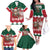 Personalized South Africa Christmas Family Matching Off The Shoulder Long Sleeve Dress and Hawaiian Shirt Springbok With King Protea - Wonder Print Shop